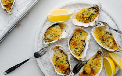 Herb and Butter Baked Oysters